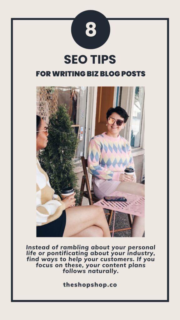 Writing Blog Posts on a Business Website